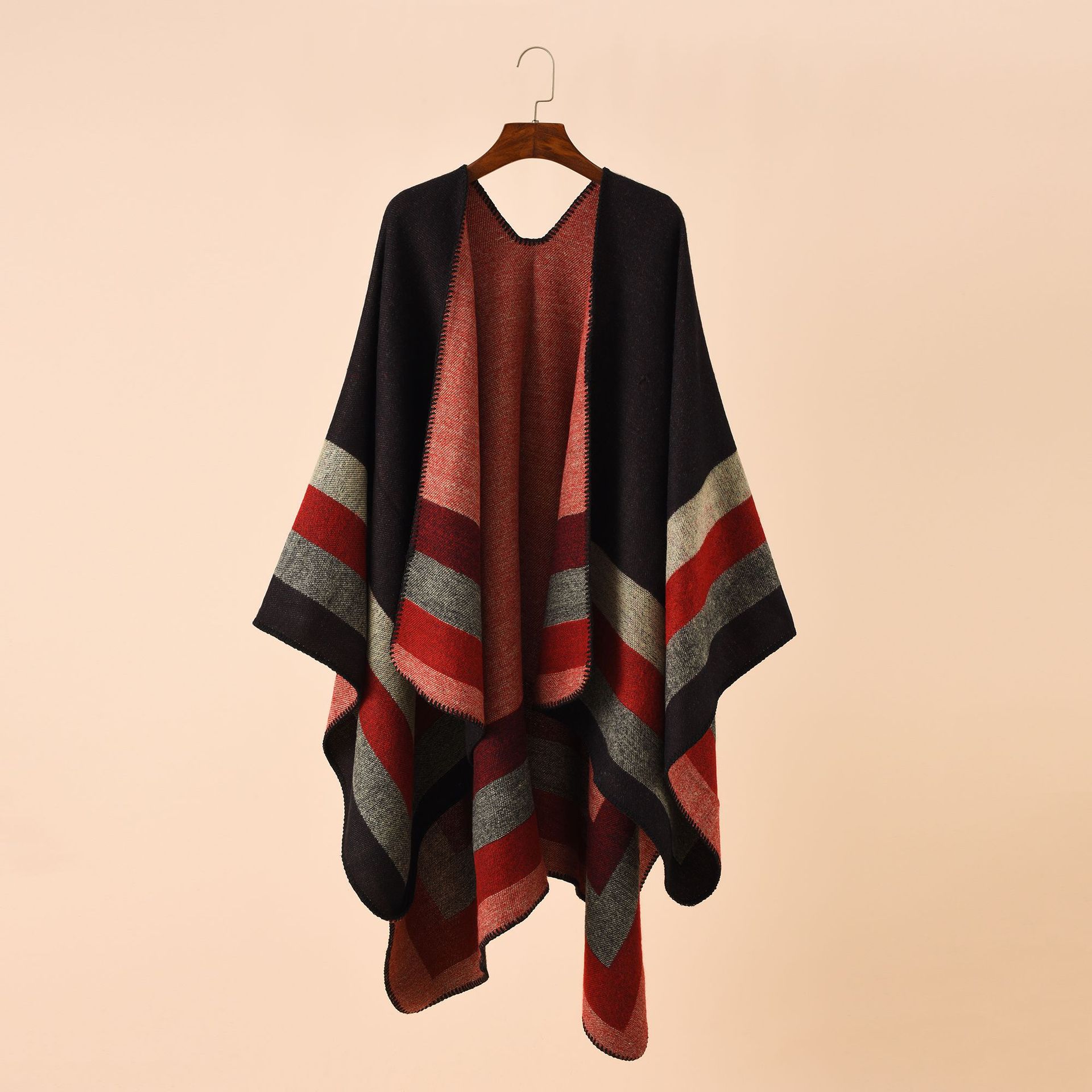Shawl Wrap Winter - Ponchos y capas a cuadros cálidos