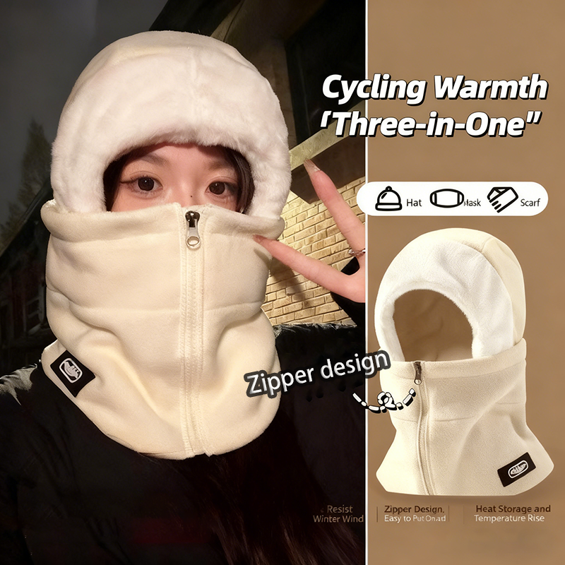 Balaclava Ski Mask - Gorro de pasamontañas cálido para invierno,