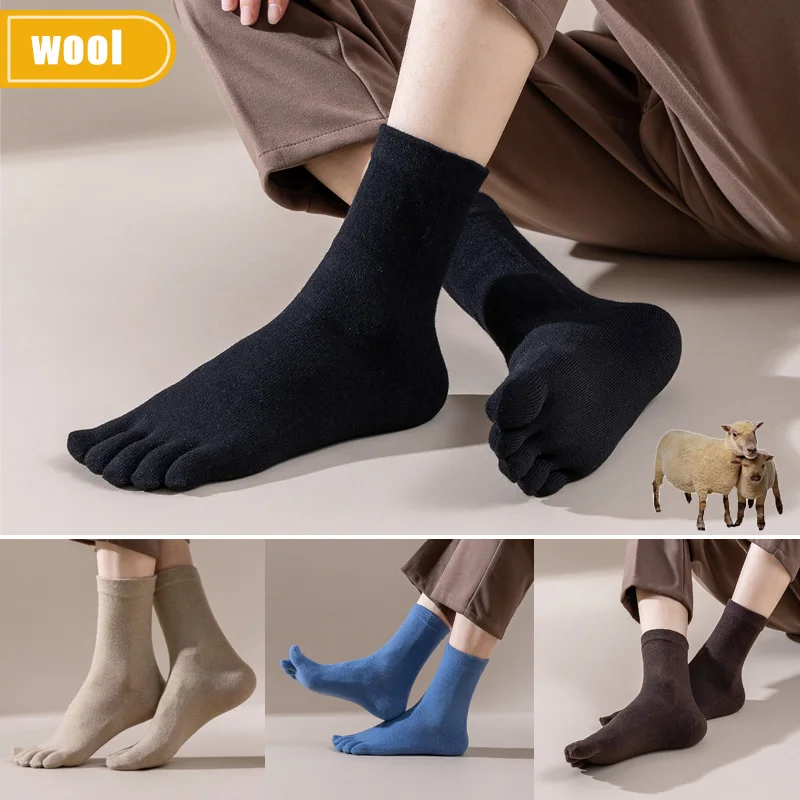 Thermal Sock Wool - Calcetines de lana con cinco dedos