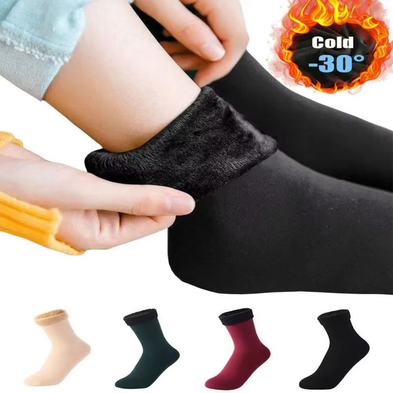 Thermal Sock Wool - 1/2/3 pares hombres mujeres invierno espesar