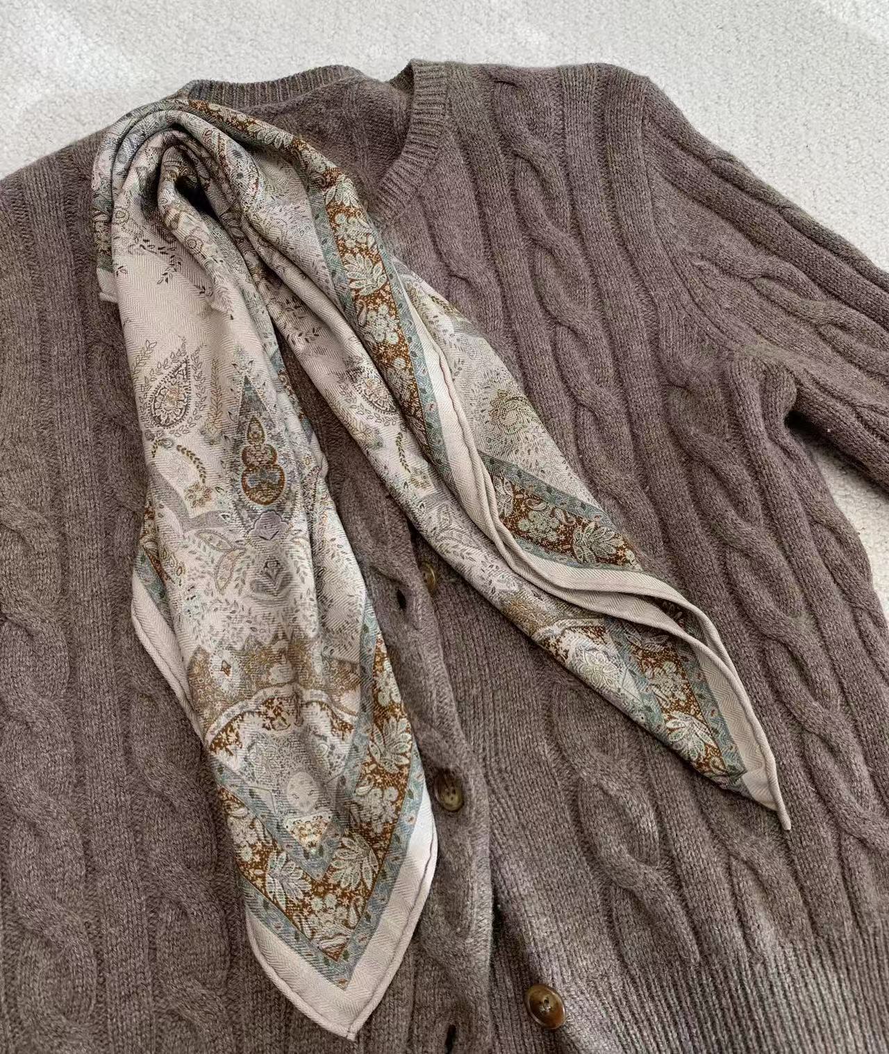 Wool Scarf Men - Bufanda de Lana y Seda 2026