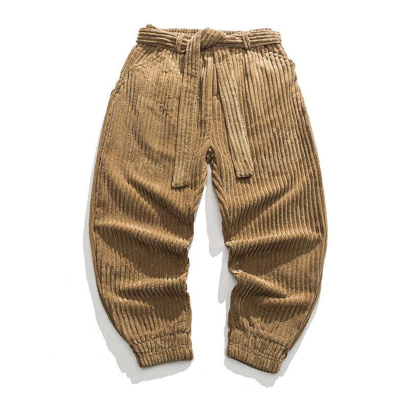 Corduroy Pant Warm - Pantalones gruesos de pana para hombre,