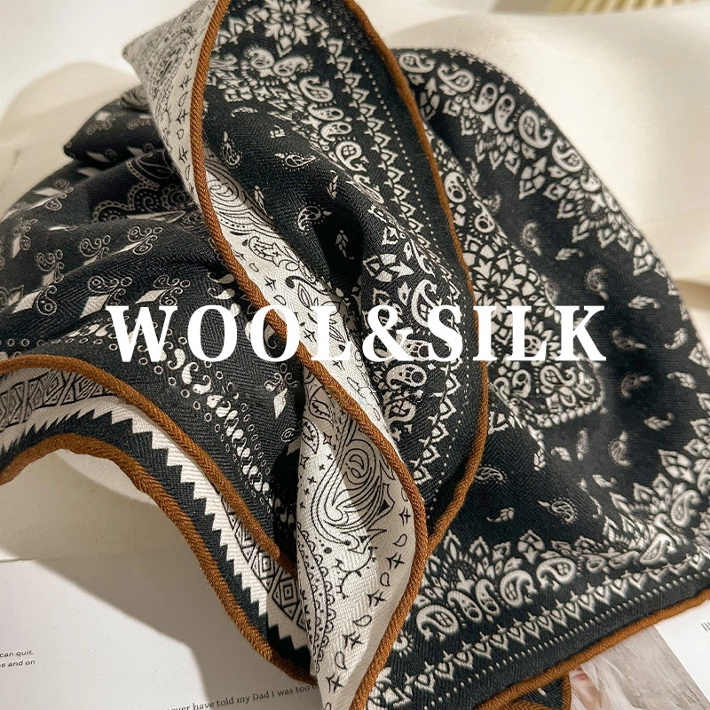 Wool Scarf Men - Bufanda de diseñador de lujo para