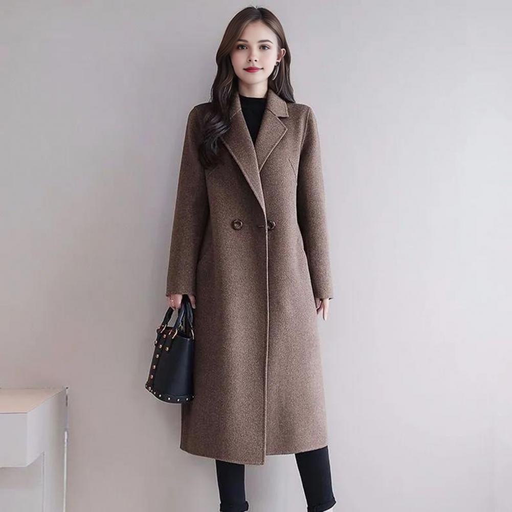 Wool Coat Peacoat - Abrigo de Lana para Mujer, Gabardina