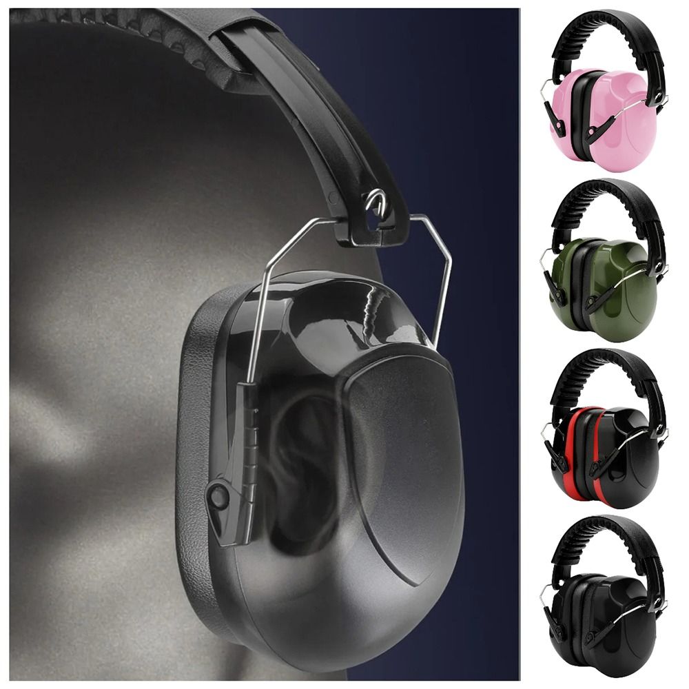 Earmuffs Foldable - Orejeras de cabeza ajustables SNR-34dB, protección
