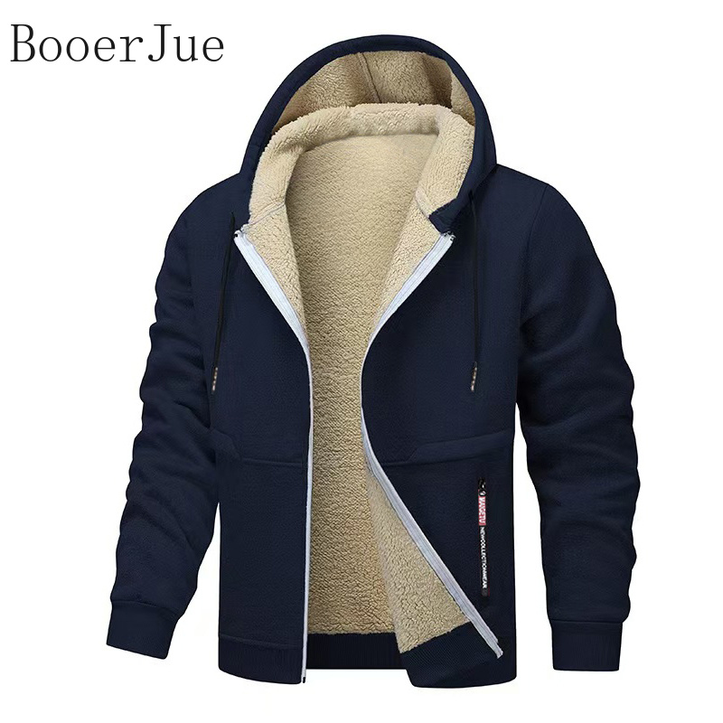 Sherpa Hoodie Fleece - Chaqueta con capucha y cremallera forrada