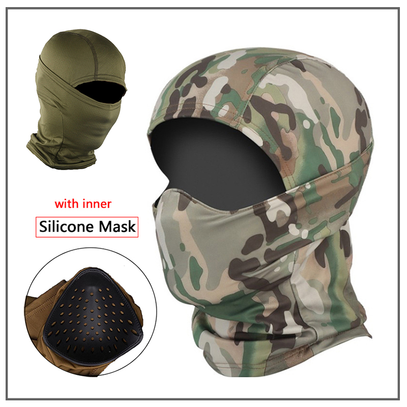 Balaclava Ski Mask - Pasamontañas táctico de airsoft para paintball,