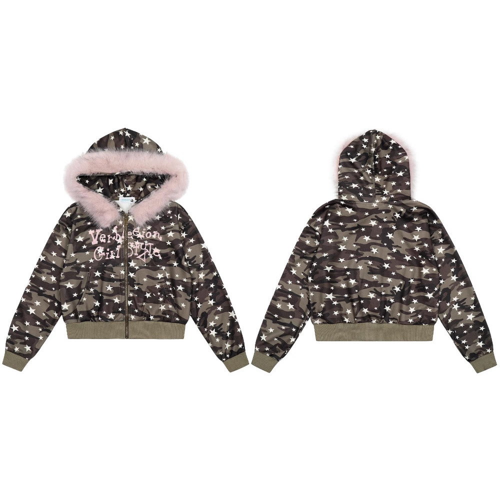 Sherpa Hoodie Fleece - Sudadera con capucha con cremallera para