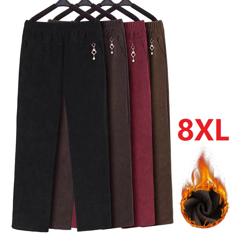 Corduroy Pant Warm - Pantalones rectos de pana de gran