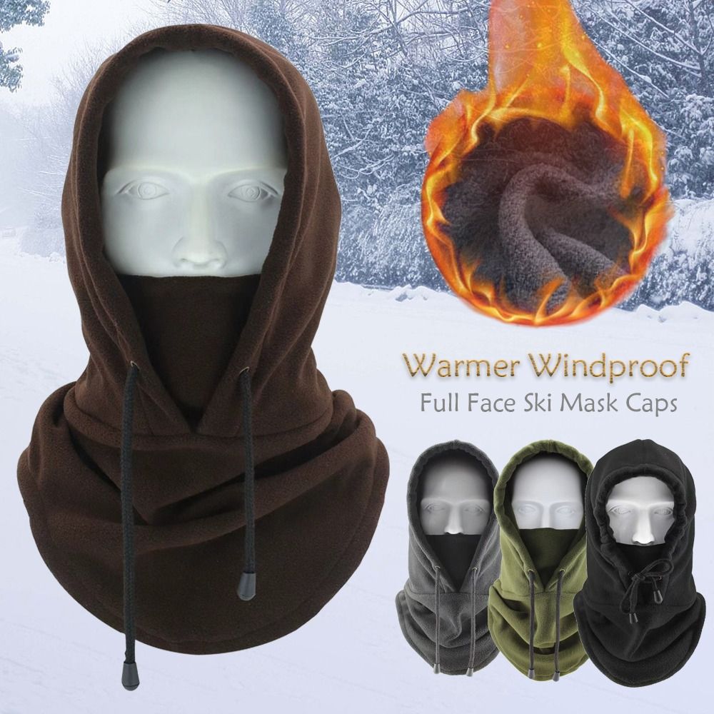 Balaclava Ski Mask - Pasamontañas de lana Polar para hombre