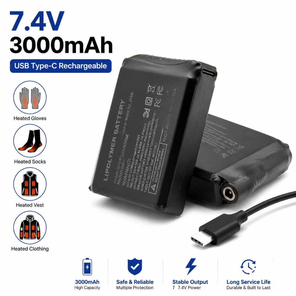 Heated Vest Battery - Batería de iones de litio de