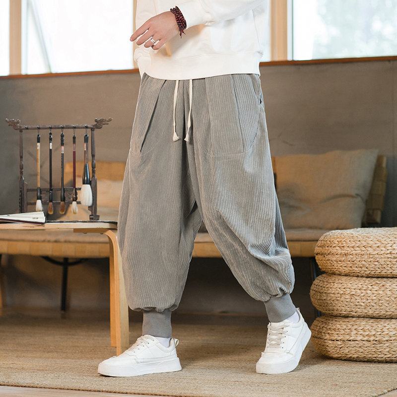 Corduroy Pant Warm - Pantalones de pana de Color liso