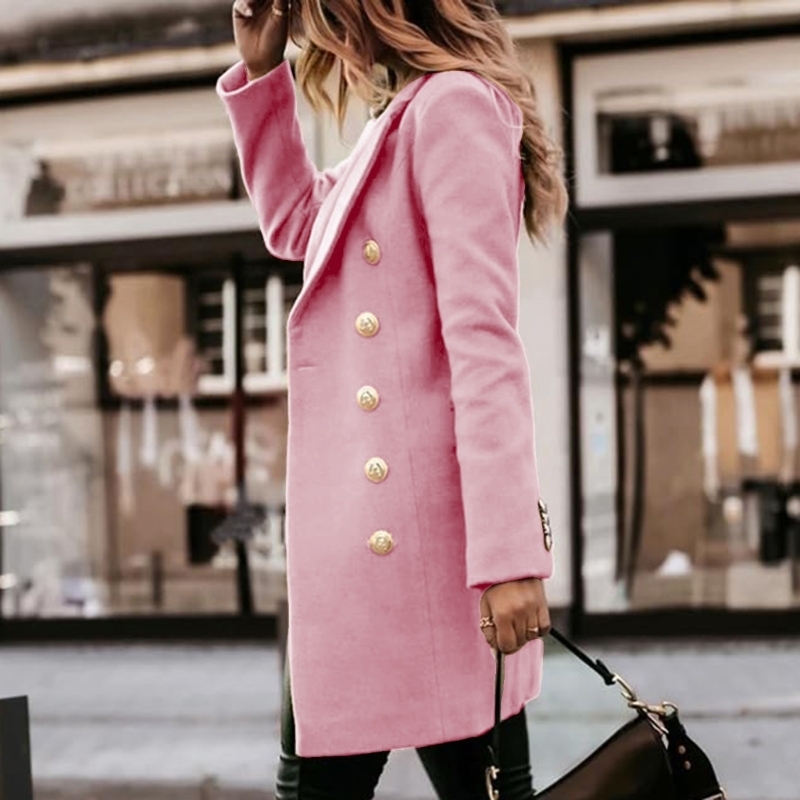Wool Coat Peacoat - Abrigos lana para mujer Otoño Invierno