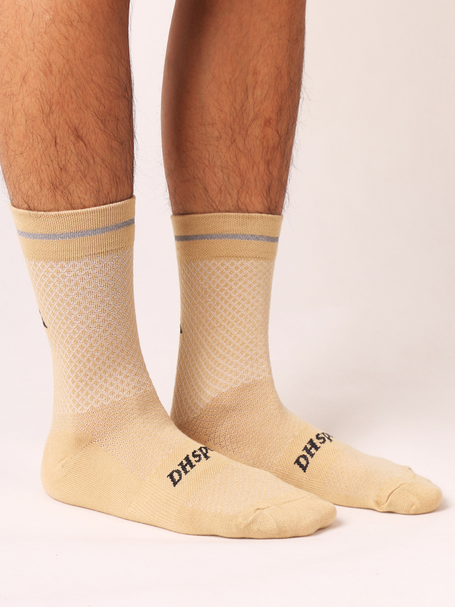 Thermal Sock Wool - Calcetines de Ciclismo Reflectantes de Lana