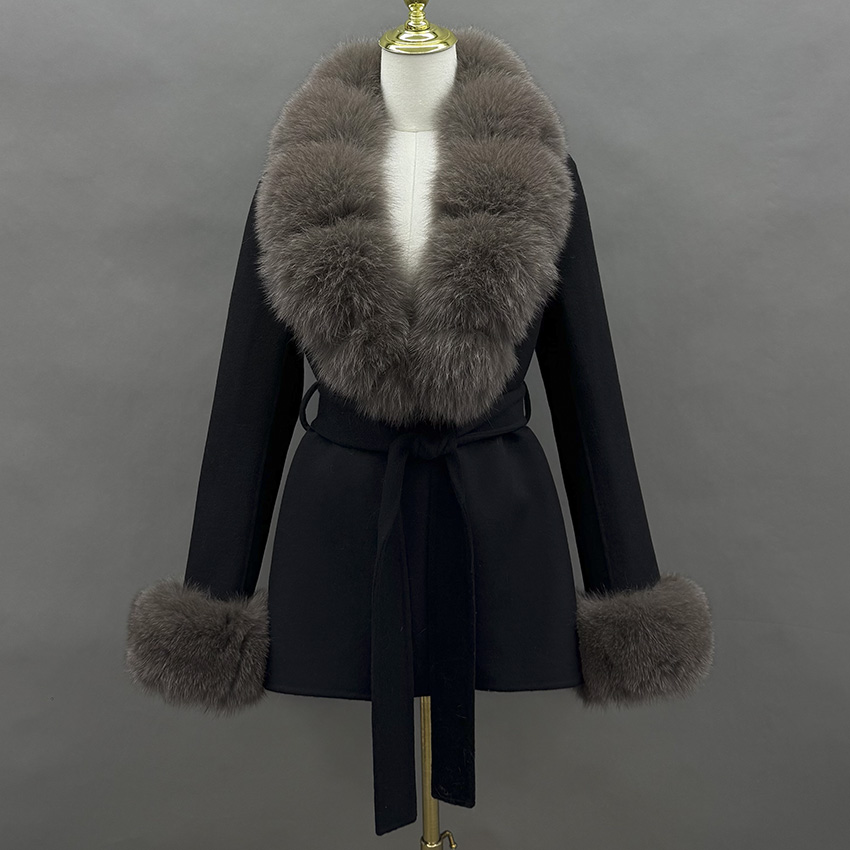 Wool Coat Peacoat - Abrigo de Lana JANEFUR 2026 con