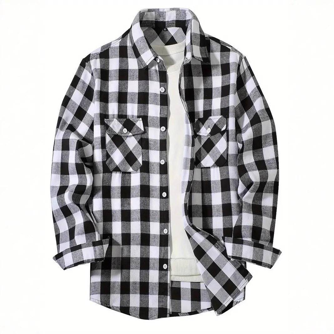 Flannel Shirt Lined - Camisa de Franela para Hombre con