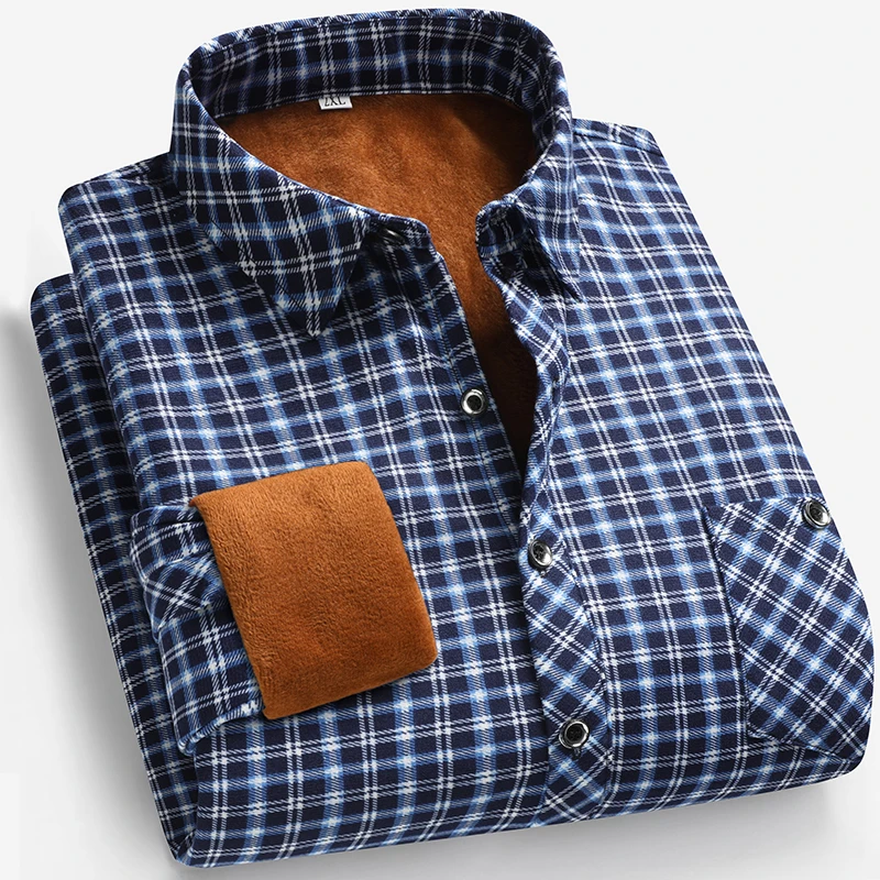 Flannel Shirt Lined - Camisa de Manga Larga con Forro