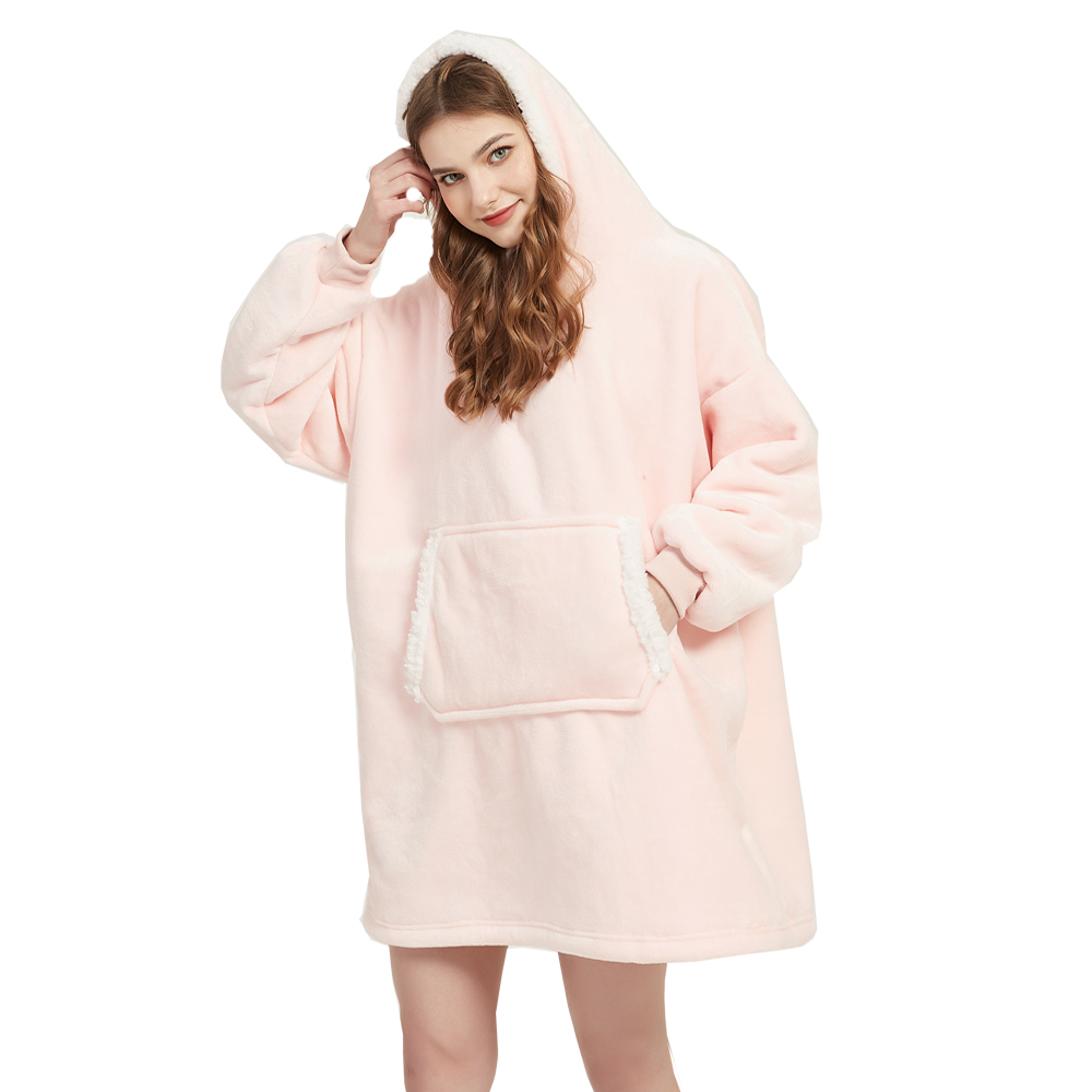 Sherpa Hoodie Fleece - Manta de Sherpa de lana de