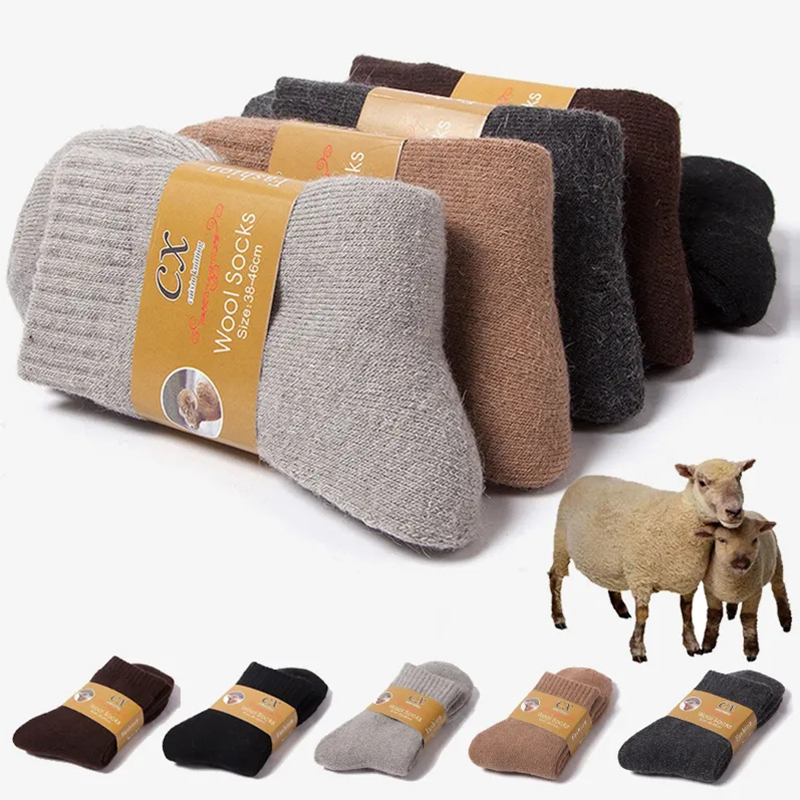 Thermal Sock Wool - 1 par de calcetines cálidos de