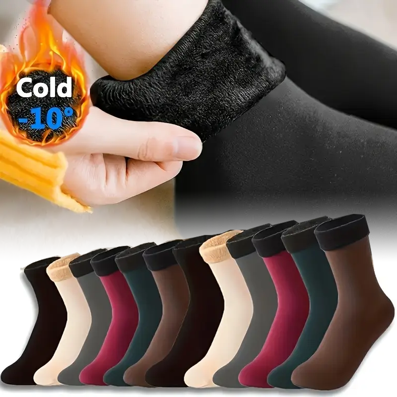 Thermal Sock Wool - 1-20 pares de calcetines cortos cálidos