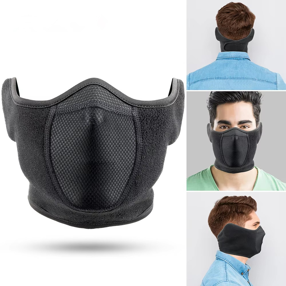 Fleece Ear Warmer Band - Calentador de cuello para clima frío,