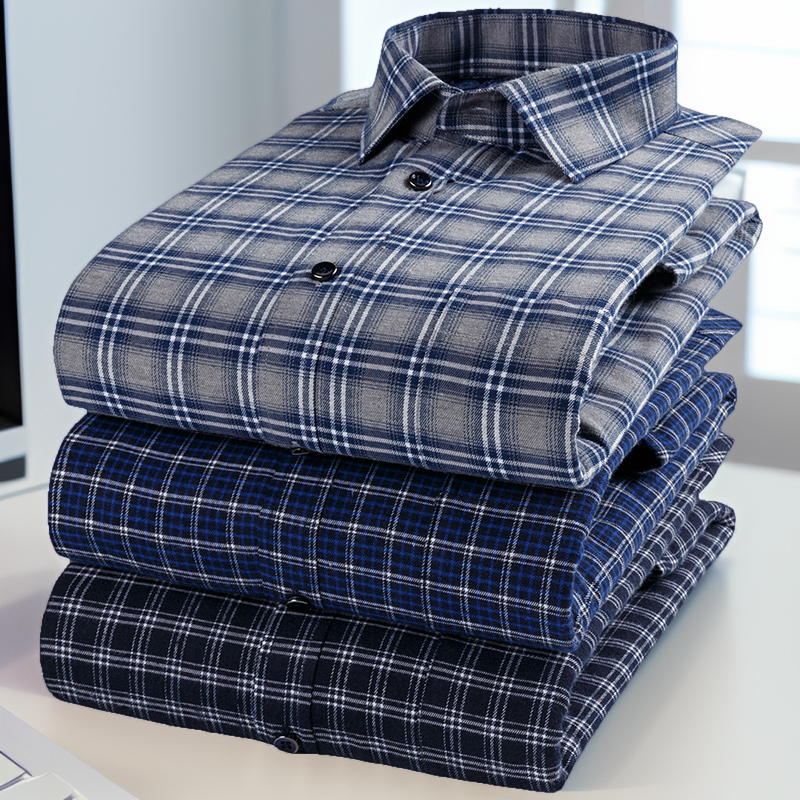 Flannel Shirt Lined - Camisa de franela de invierno para