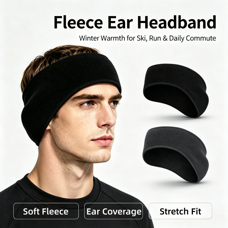 Winter Headband Fleece - Diadema Calefactora para Orejas, Orejeras de