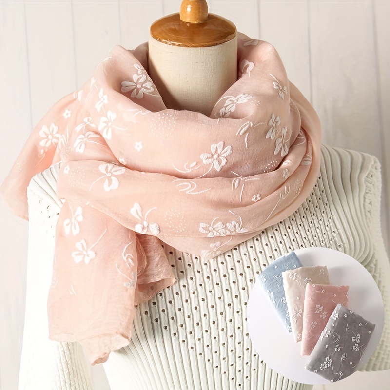 Shawl Wrap Winter - Bufanda de seda larga y fina