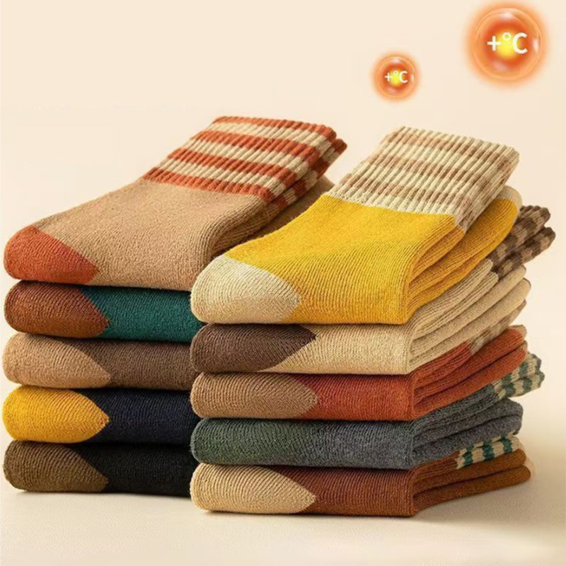 Thermal Sock Wool - Calcetines gruesos de tubo medio para