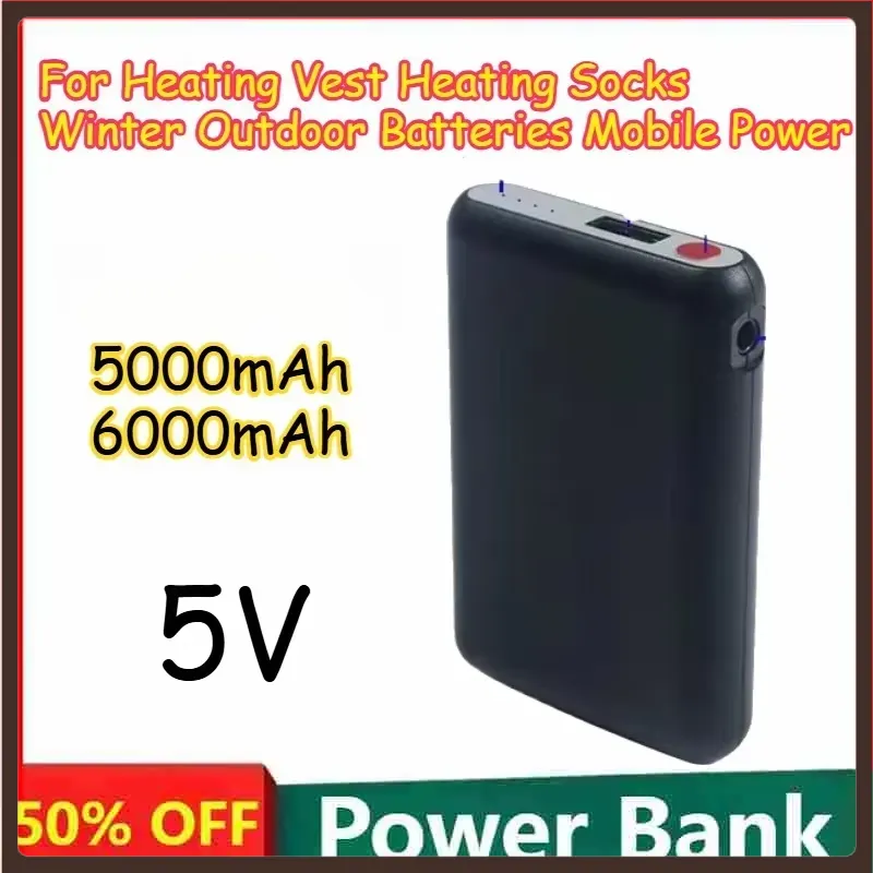 Heated Vest Battery - Baterías Portátiles y Compactas de 5000mAh