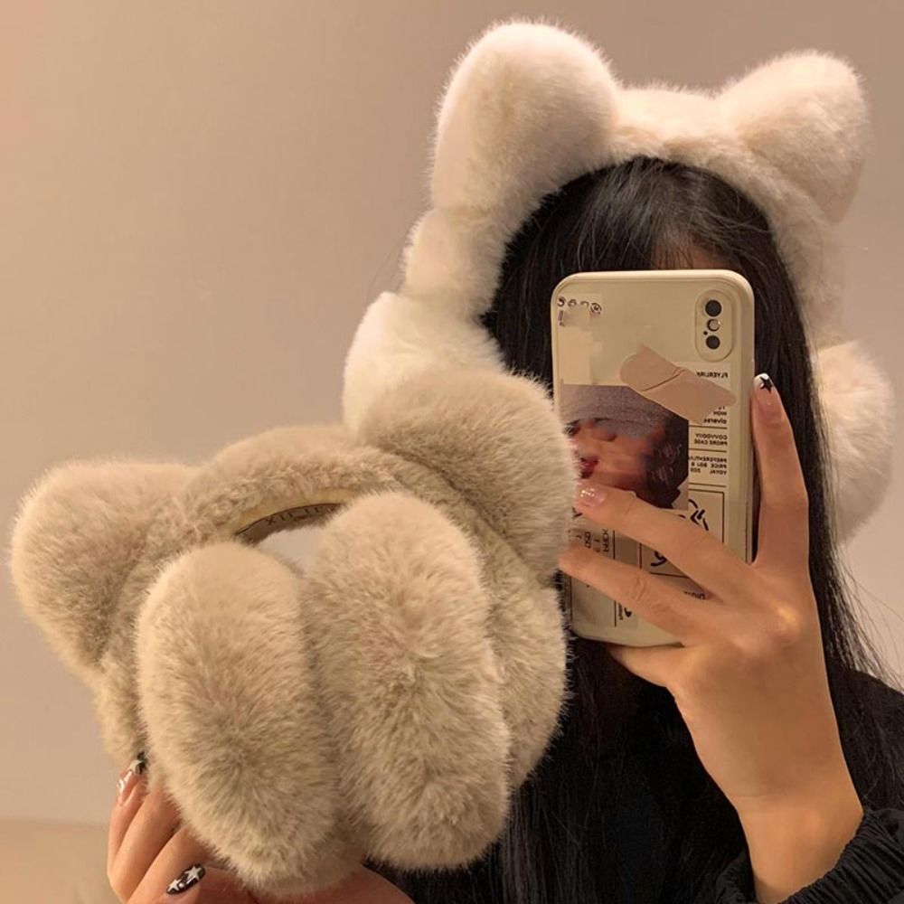 Earmuffs Foldable - Orejeras de gato lindas, cubiertas para