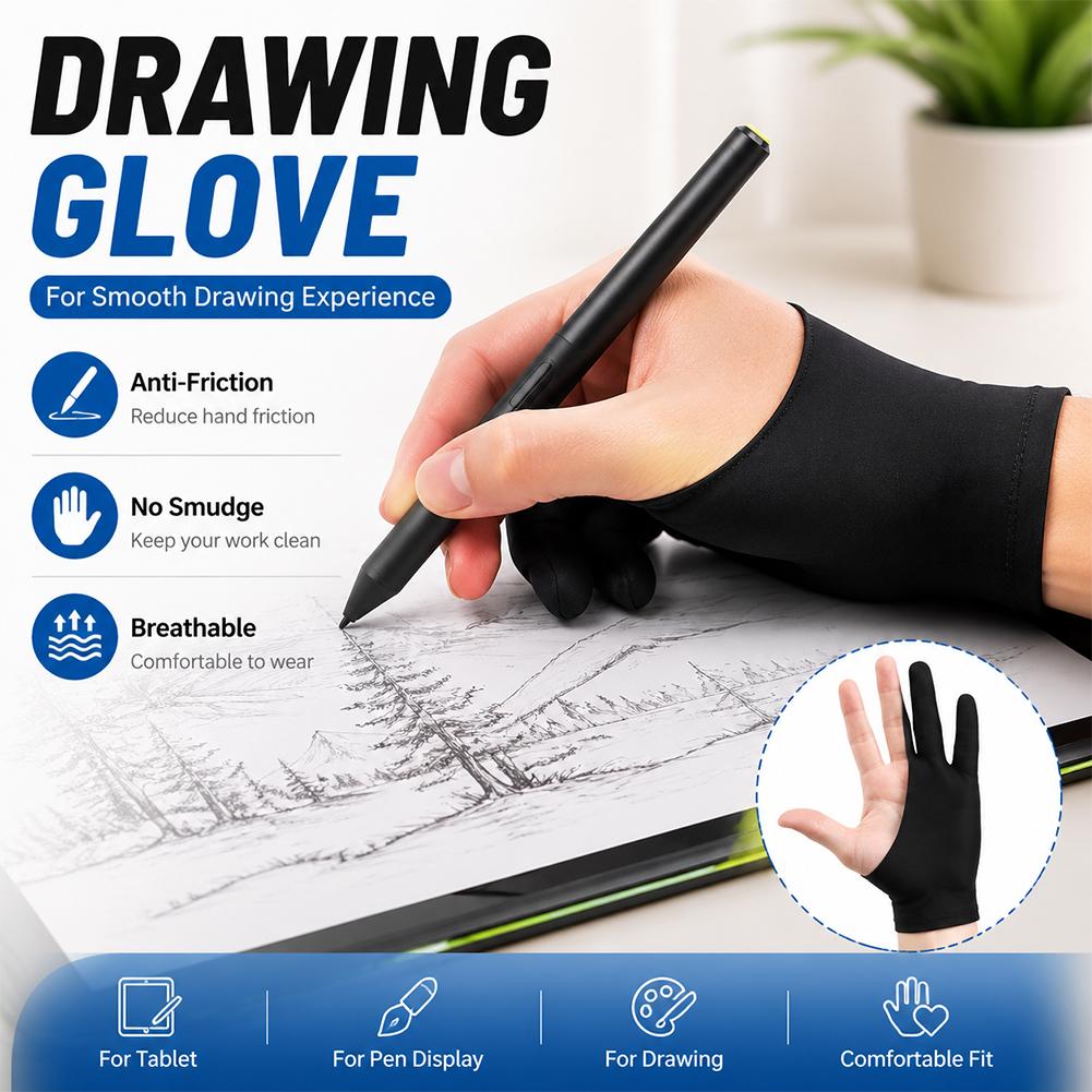 Touch Screen Gloves - Guante de Dibujo Antitáctil, Guante Transpirable
