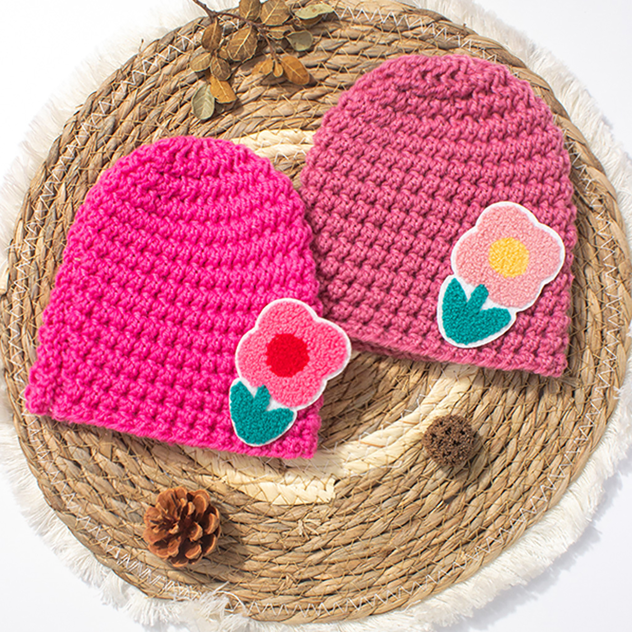 Knit Beanie Hat Warm - Gorro de punto para recién nacidos