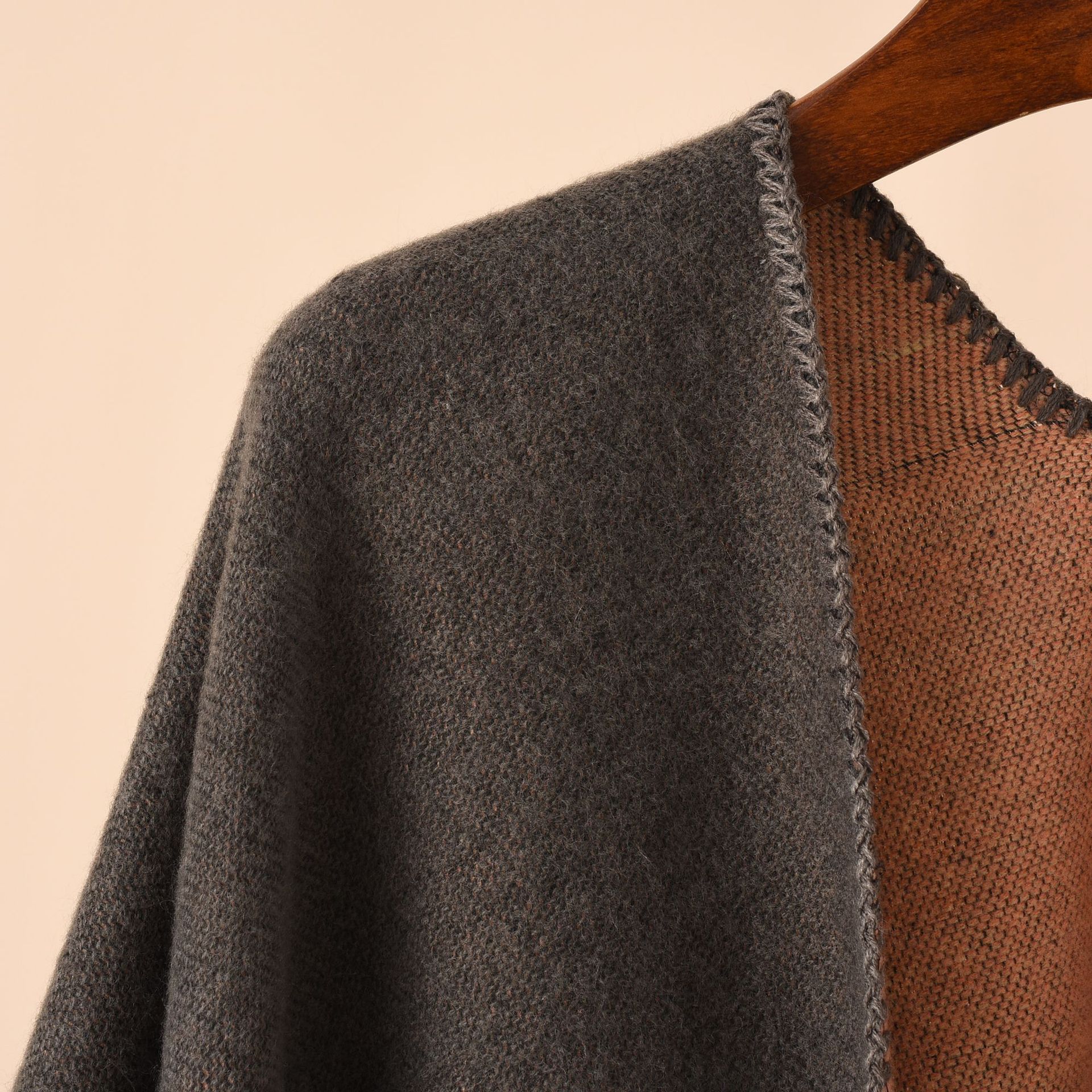 Ponchos y capas a cuadros cáli - Shawl Wrap Winter reseña y precio