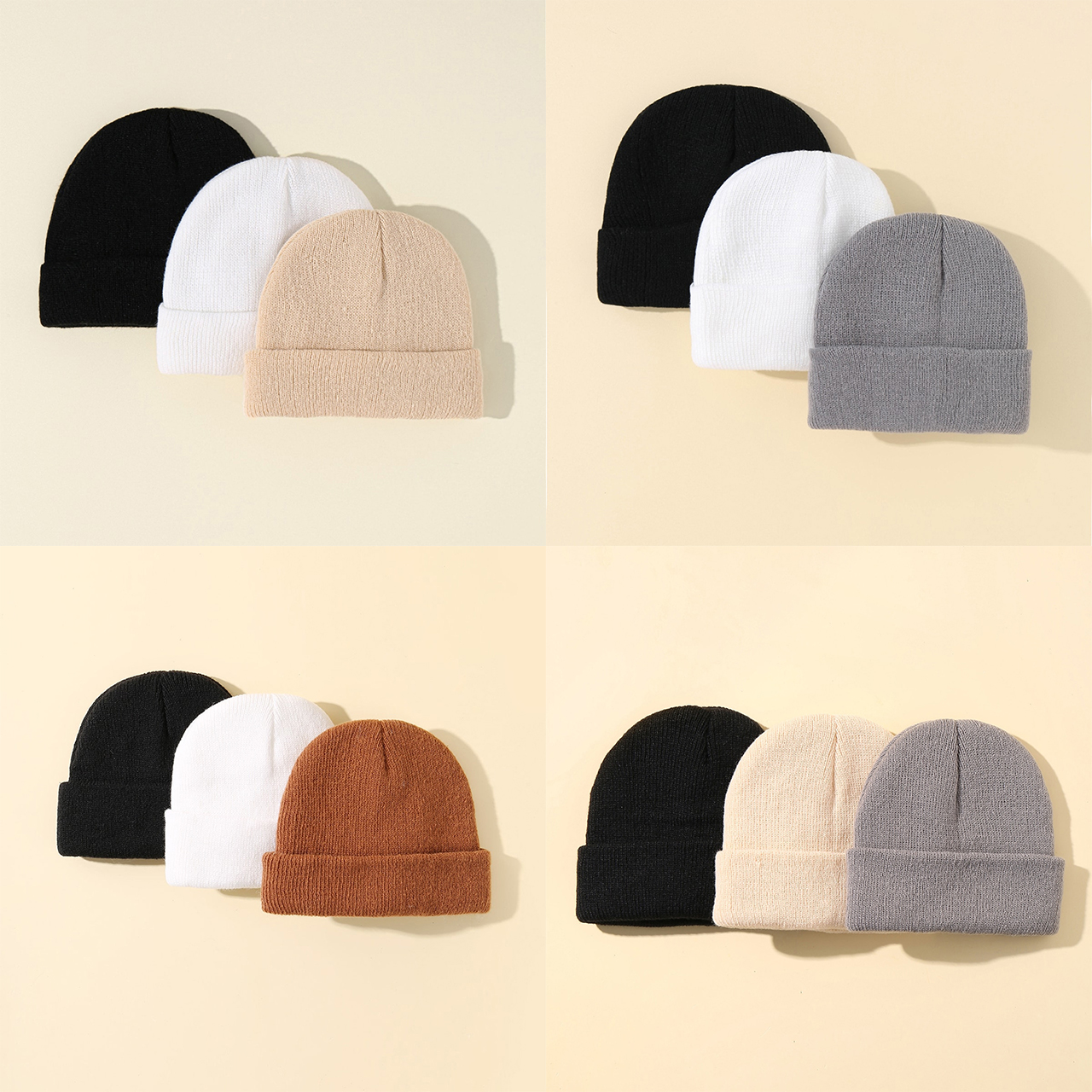 Juego de 3 gorros para niños,  - Knit Beanie Hat Warm reseña y precio