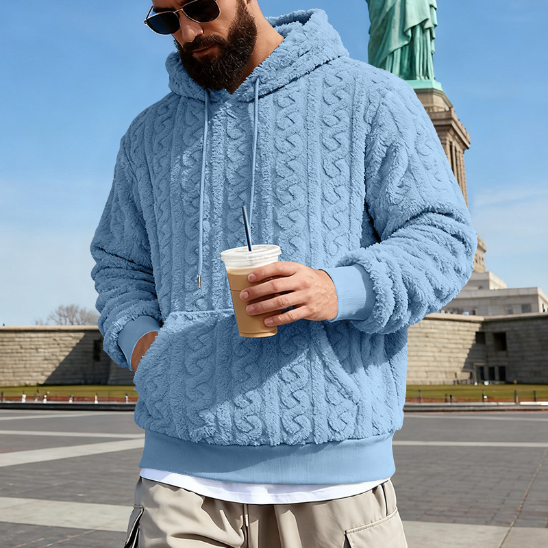 Sudadera con capucha de lana p - Sherpa Hoodie Fleece reseña y precio