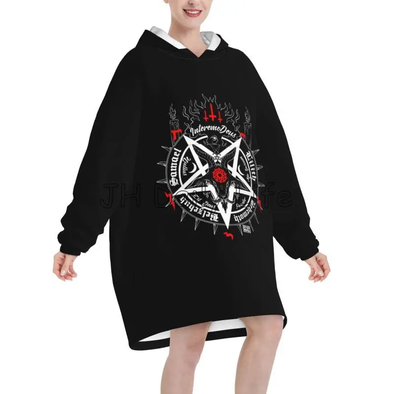 Manta de gran tamaño con capuc - Sherpa Hoodie Fleece reseña y precio