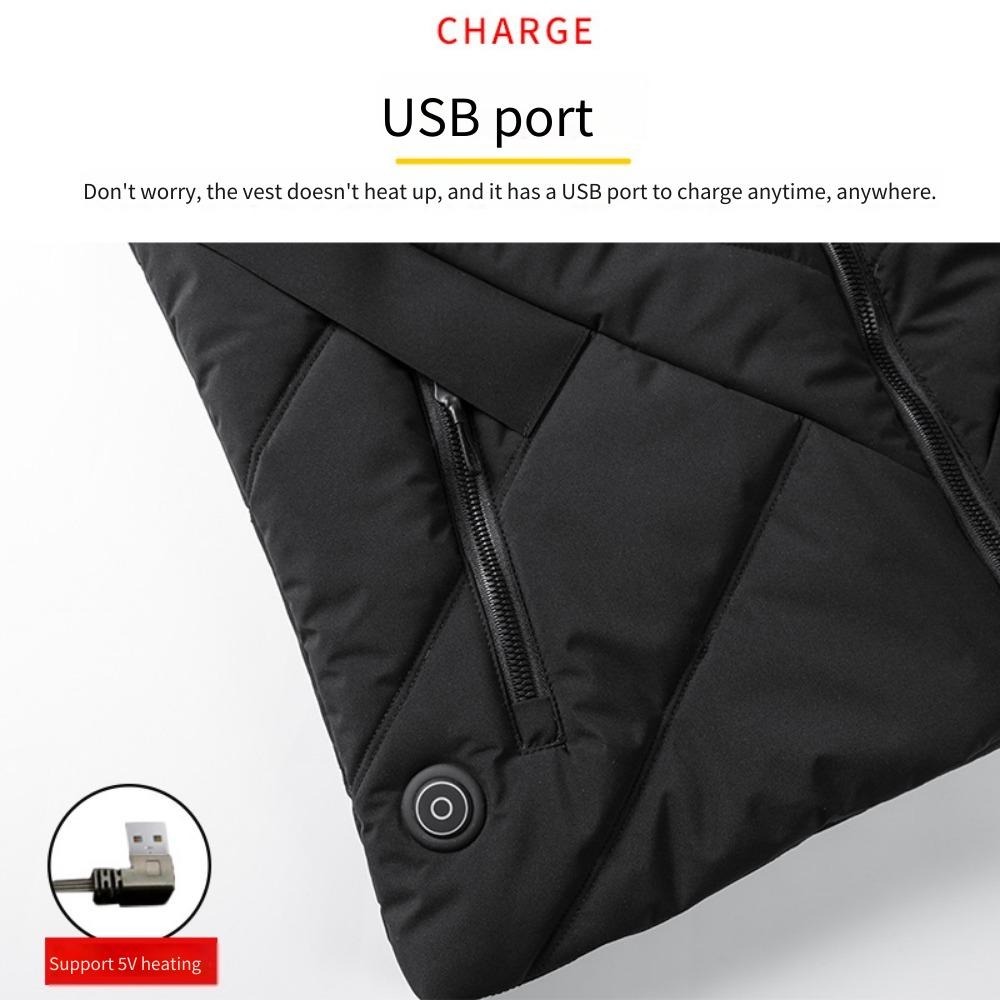 Chaleco calefactable eléctrico - Heated Vest Battery reseña y precio