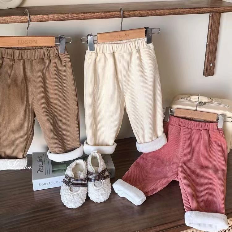 Ropa de otoño e invierno para  - Corduroy Pant Warm reseña y precio