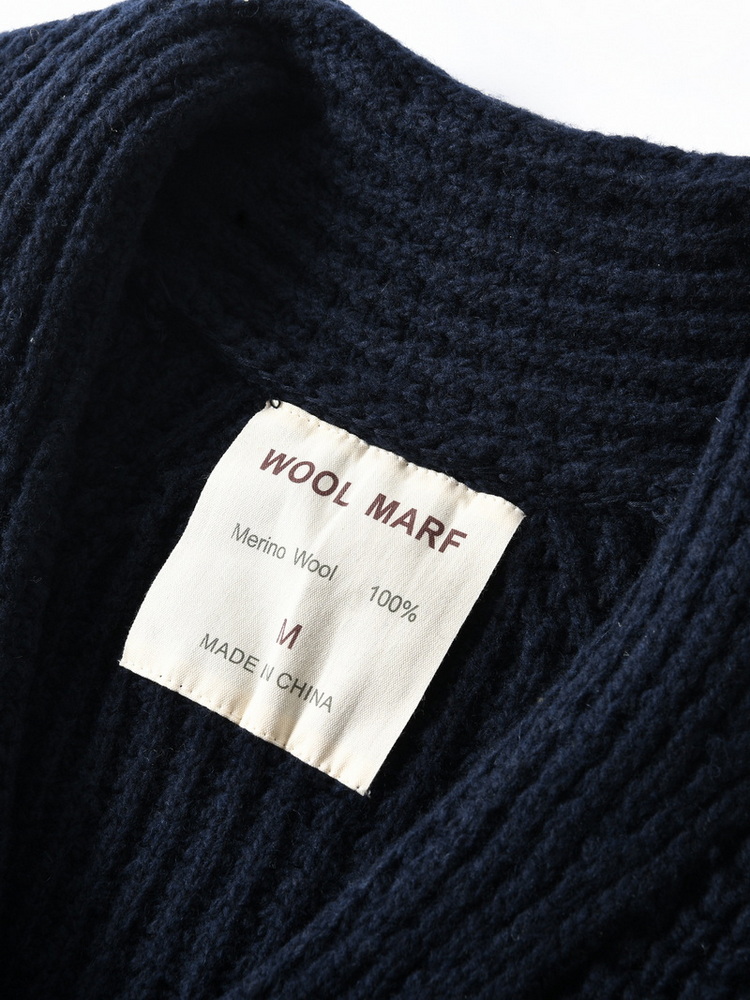 Suéter de punto grueso de lana - Wool Scarf Men reseña y precio