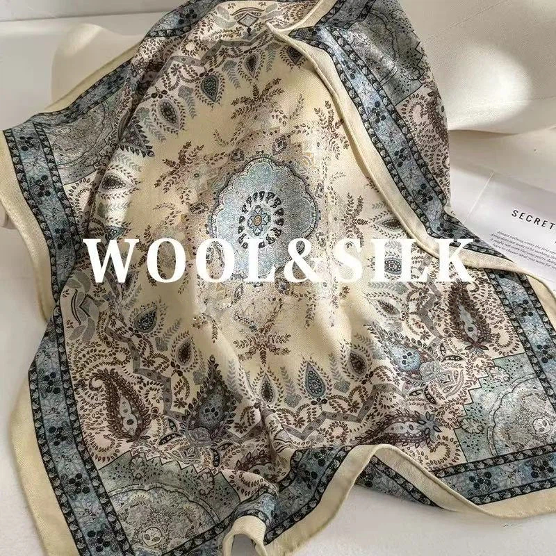 Bufandas 70% lana 30% seda par - Wool Scarf Men reseña y precio
