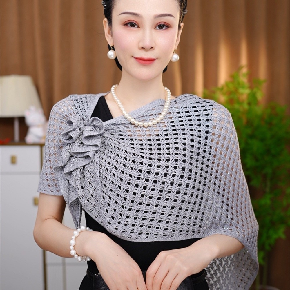Cárdigan con diseño brillante  - Shawl Wrap Winter reseña y precio