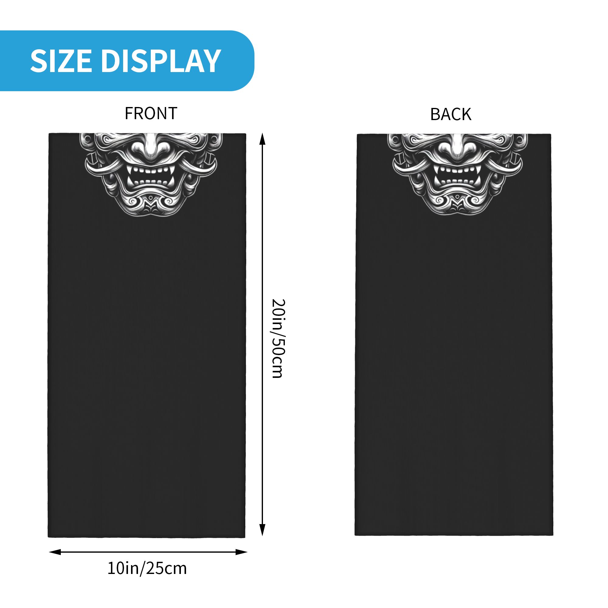 Bandana personalizada Samurai  - Neck Gaiter Fleece reseña y precio