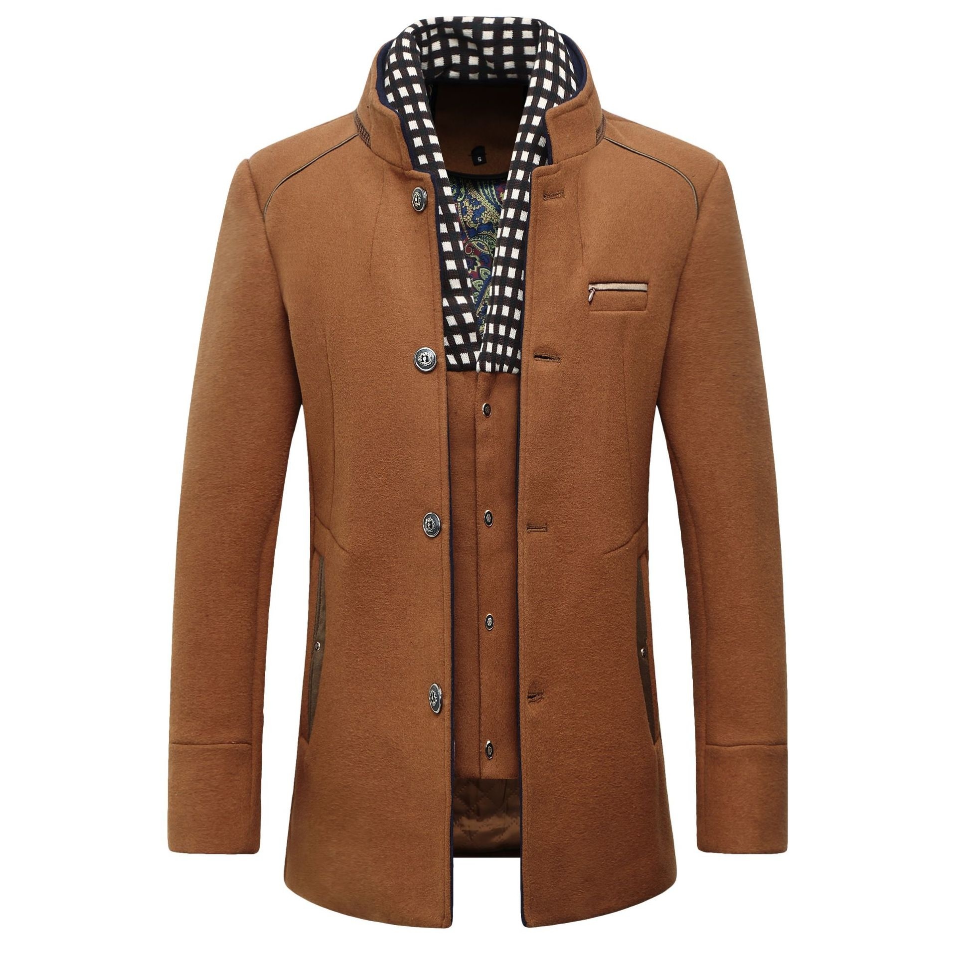 Chaqueta de lana a la moda par - Wool Coat Peacoat reseña y precio