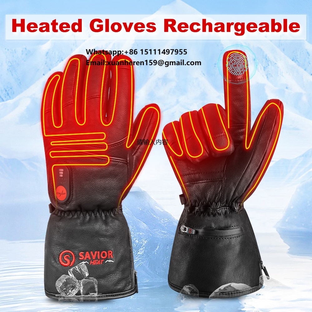 Guantes de cuero calefactables - Touch Screen Gloves reseña y precio