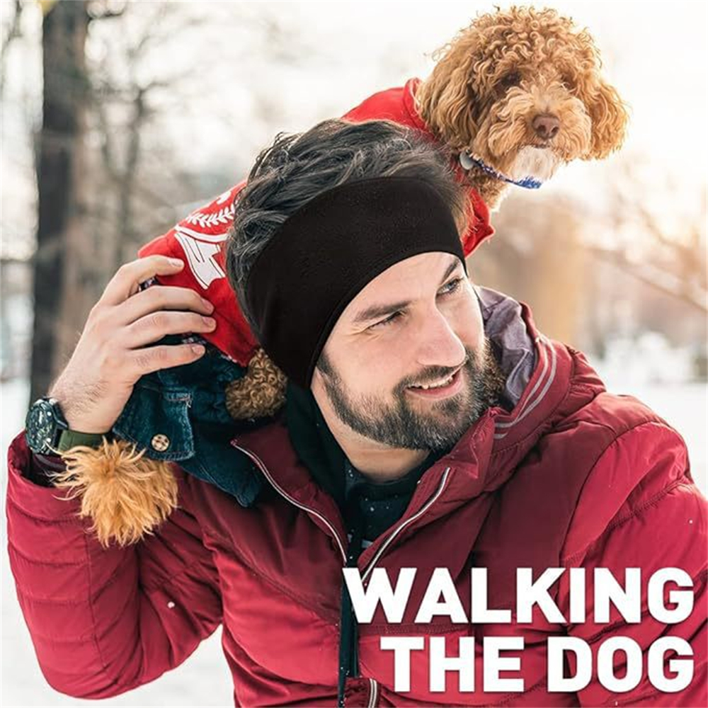Orejeras de lana para invierno - Fleece Ear Warmer Band reseña y precio