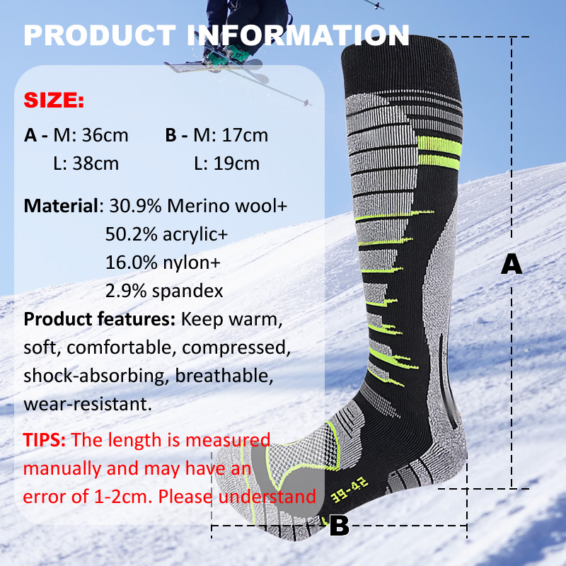 Calcetines de esquí de lana me - Thermal Sock Wool reseña y precio