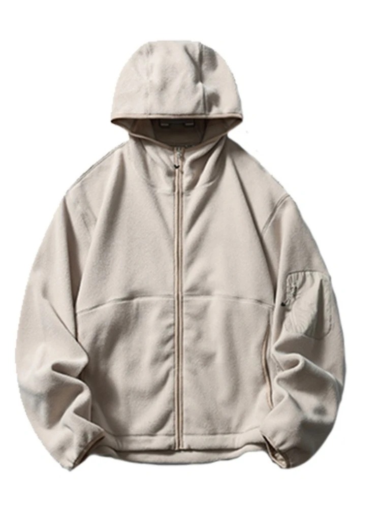 Sudadera con capucha para homb - Sherpa Hoodie Fleece reseña y precio