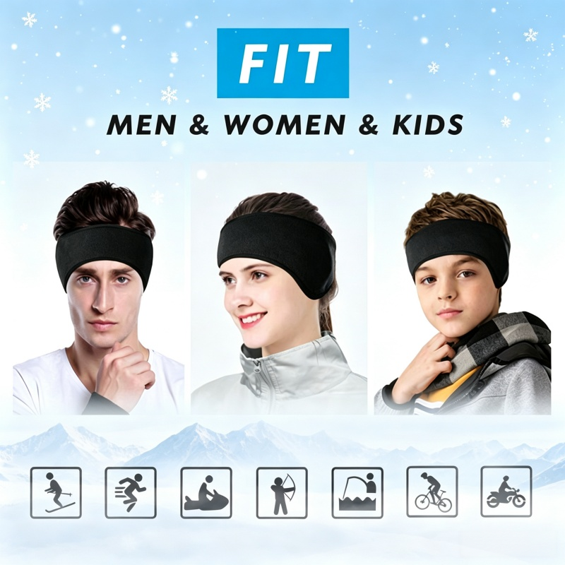 Diadema de forro polar para ca - Winter Headband Fleece reseña y precio