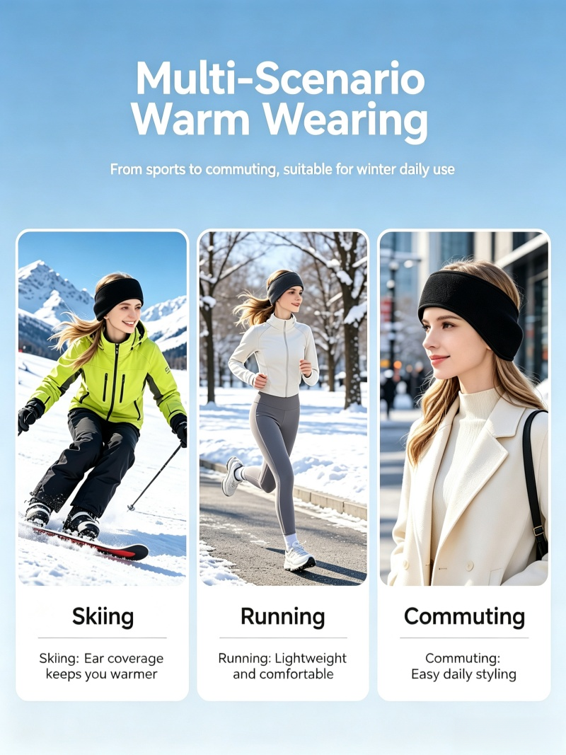 Diadema de forro polar para ca - Winter Headband Fleece reseña y precio